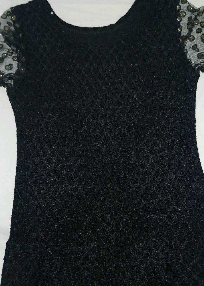 Elegant Black Mini Dress