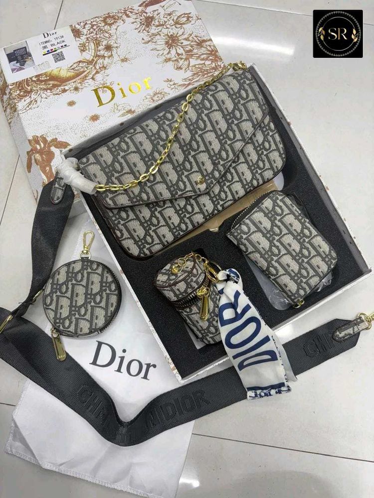 FENDI**GUCCI**DIOR**SET OF 3 PCS WITH BOX