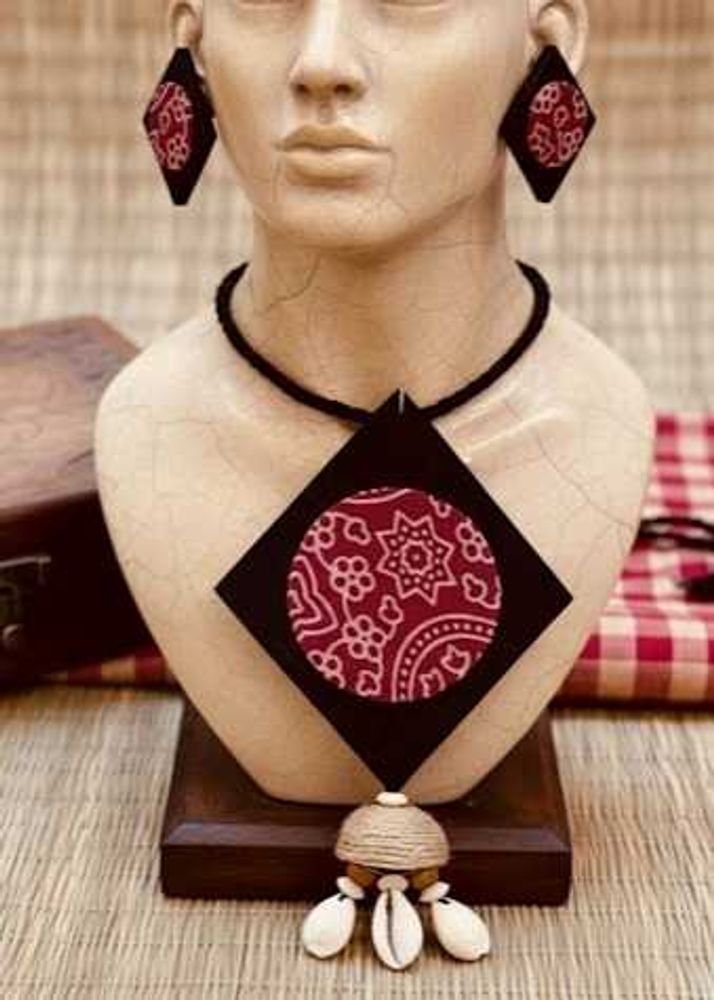 Bohemian Statement Necklace &amp; Earring Set