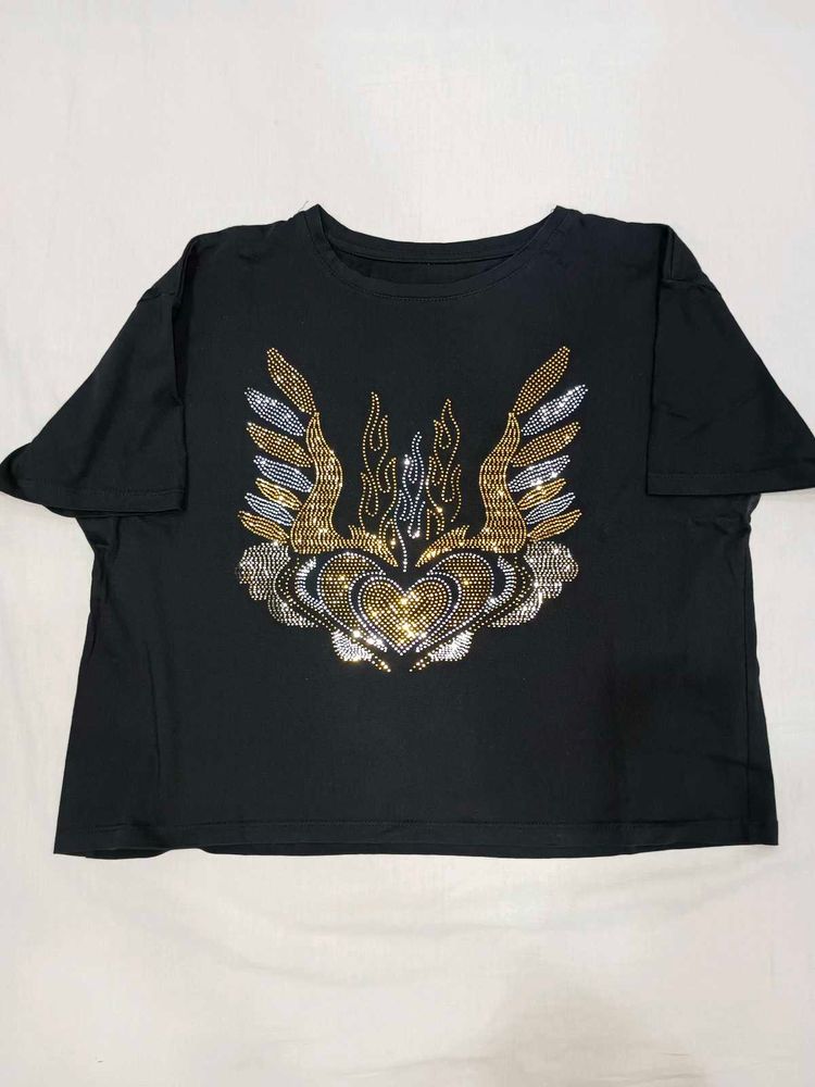 Beautiful Embellished Crop Top