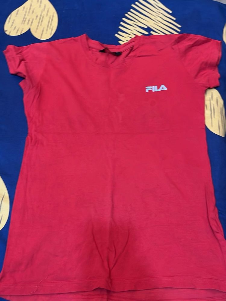 Fila Women's Red T-Shirt
