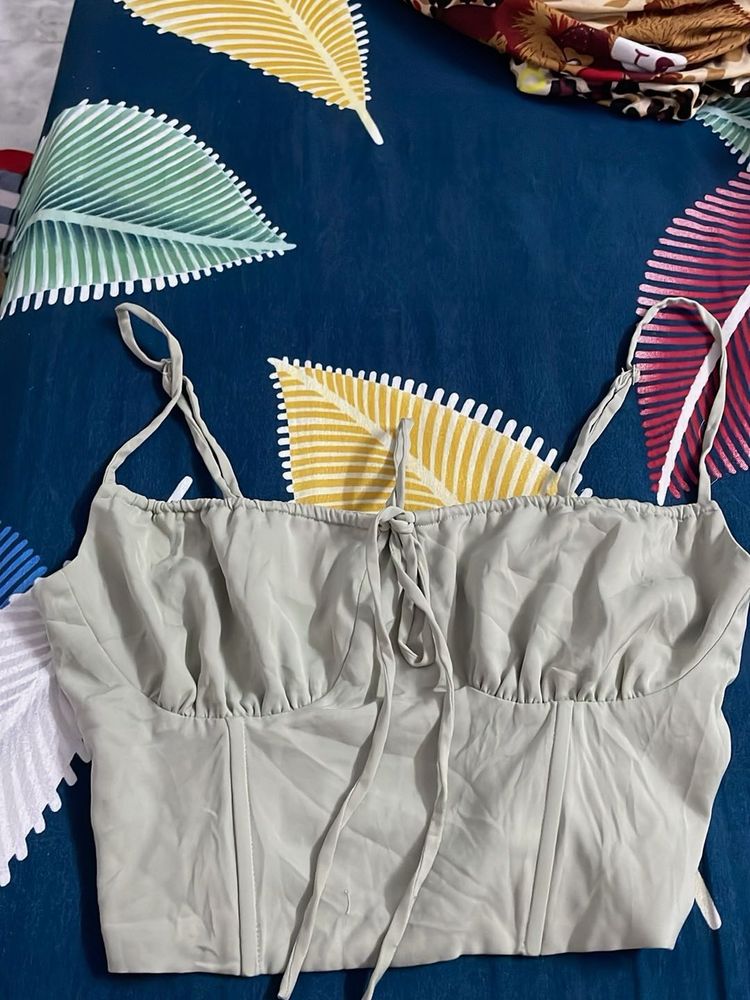 Light Green Corset Style Top