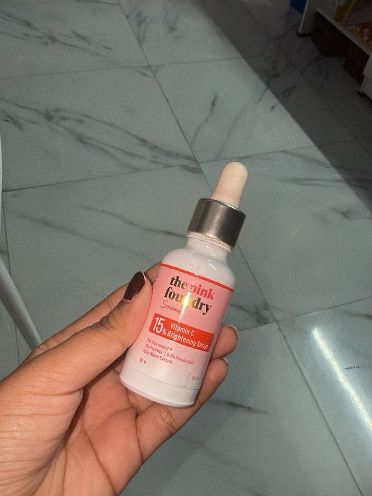 The pink foundry vitamin C brightening serum