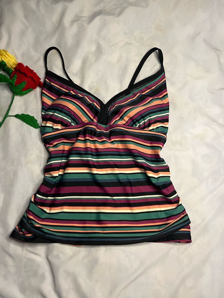 Striped Bikini Top
