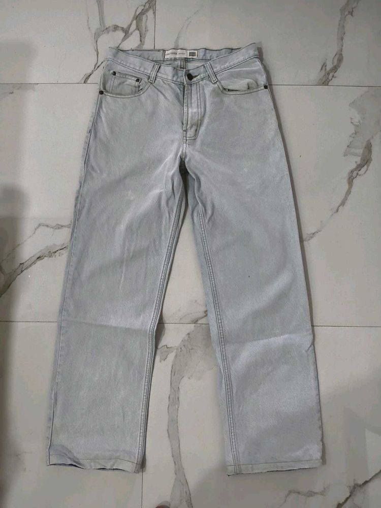 Light Wash Wide Leg Jeans