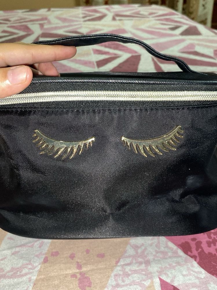 Cute Eyelash Cosmetic Bag