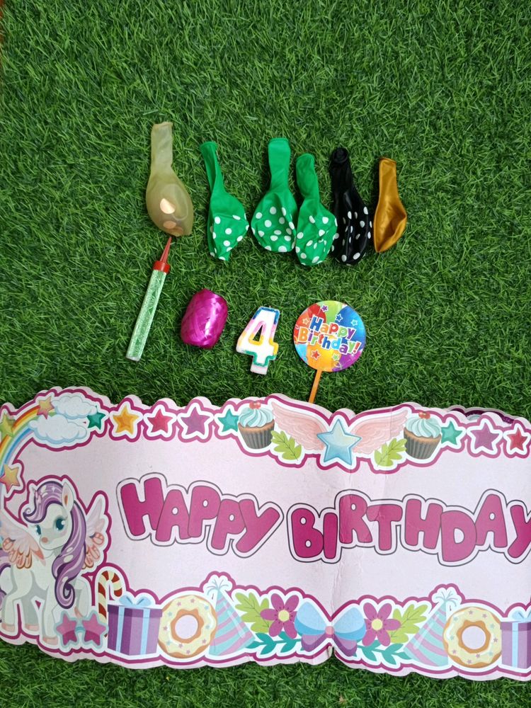 Birthday Decorations Combo