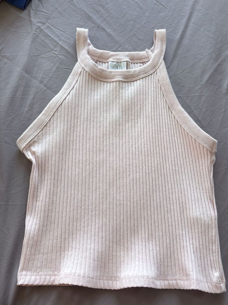 Zara Ribbed Tank Top