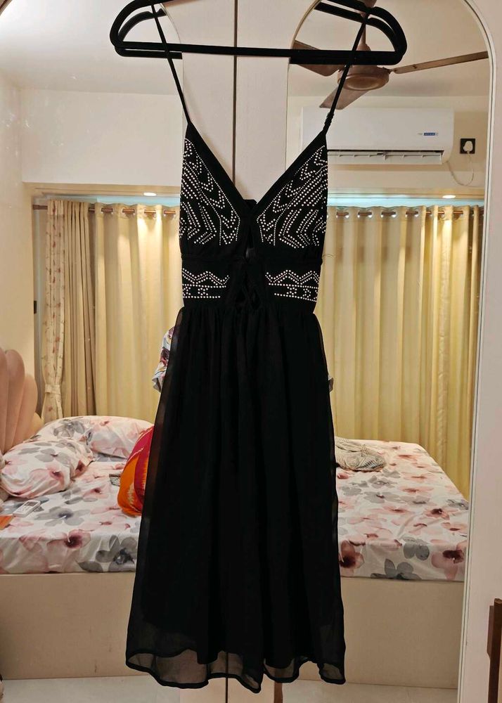 VERO MODA Black Silver eye catching Dress