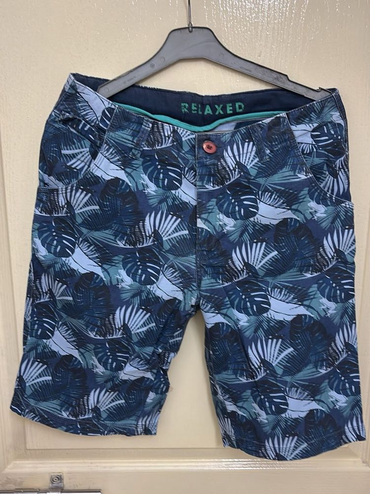 Men's Tropical Print Shorts