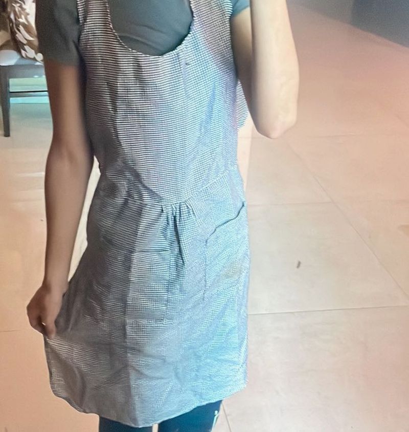 Blue Striped Apron