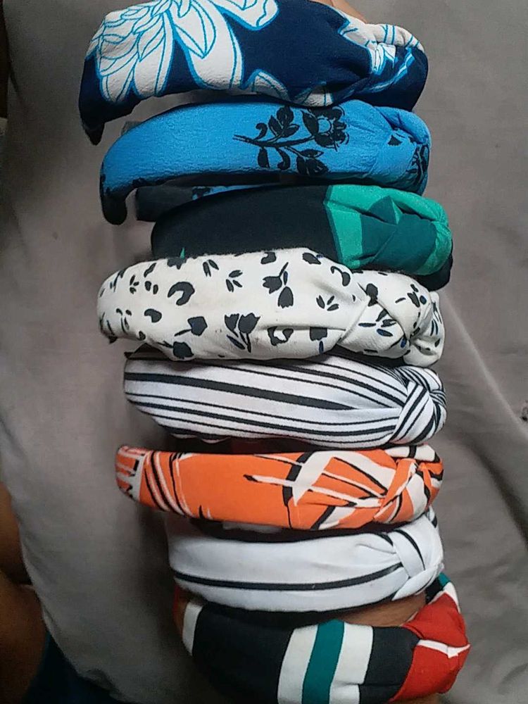 Boho Knot Headbands - Set of 8