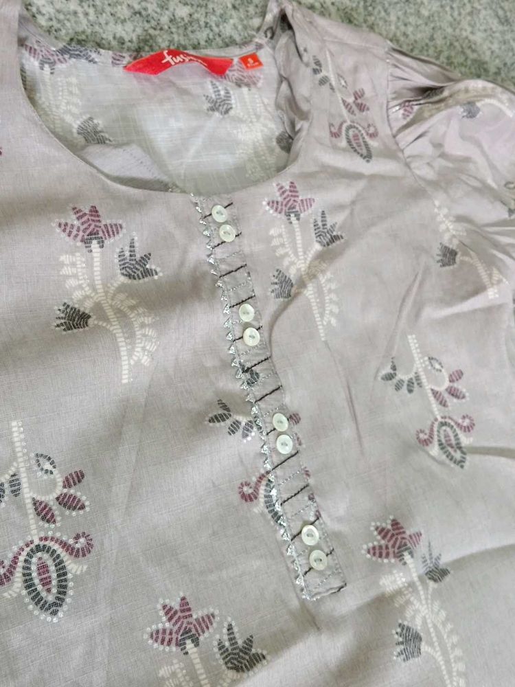 Floral Print Kurta