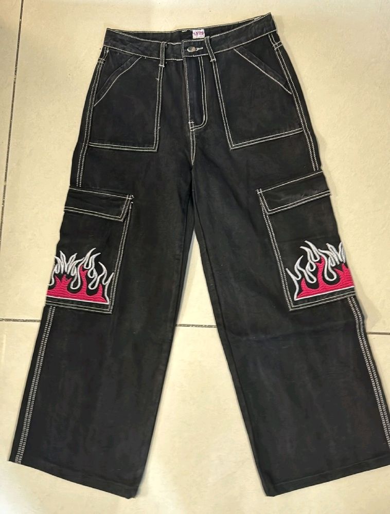 Y2k Style Women's Urbanic Cargo Jeanss