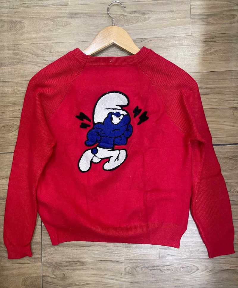 Vintage Smurfs Top - Size M/L