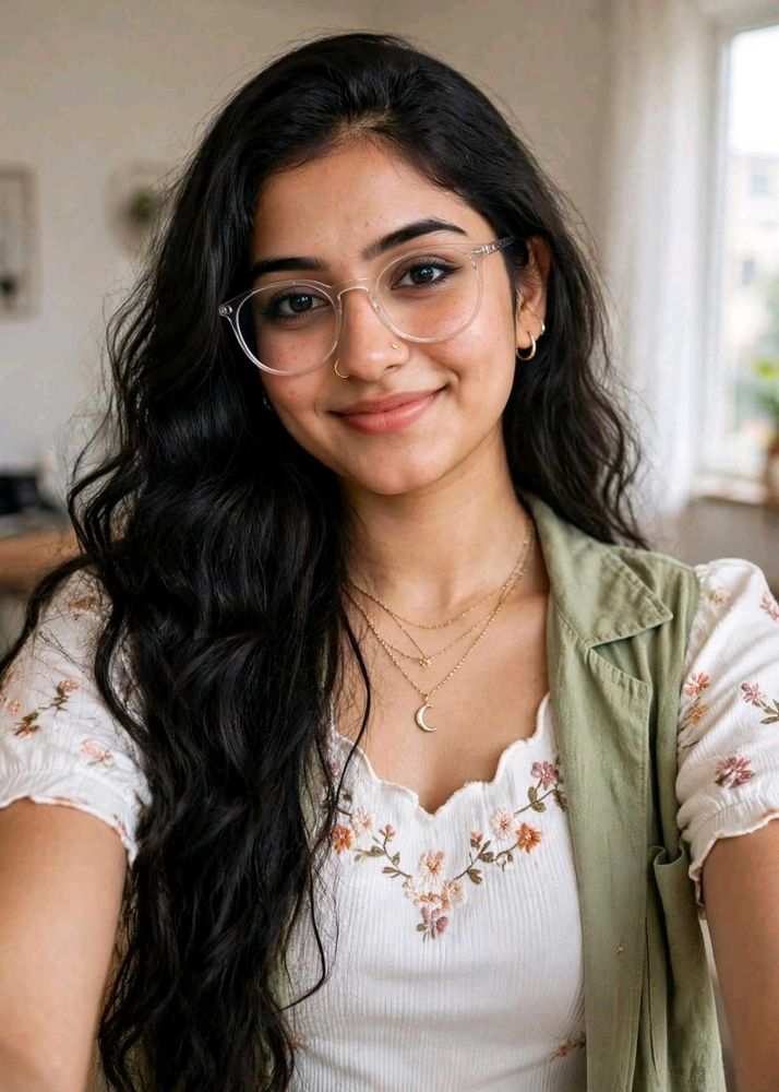 Clear Frame Round Glasses