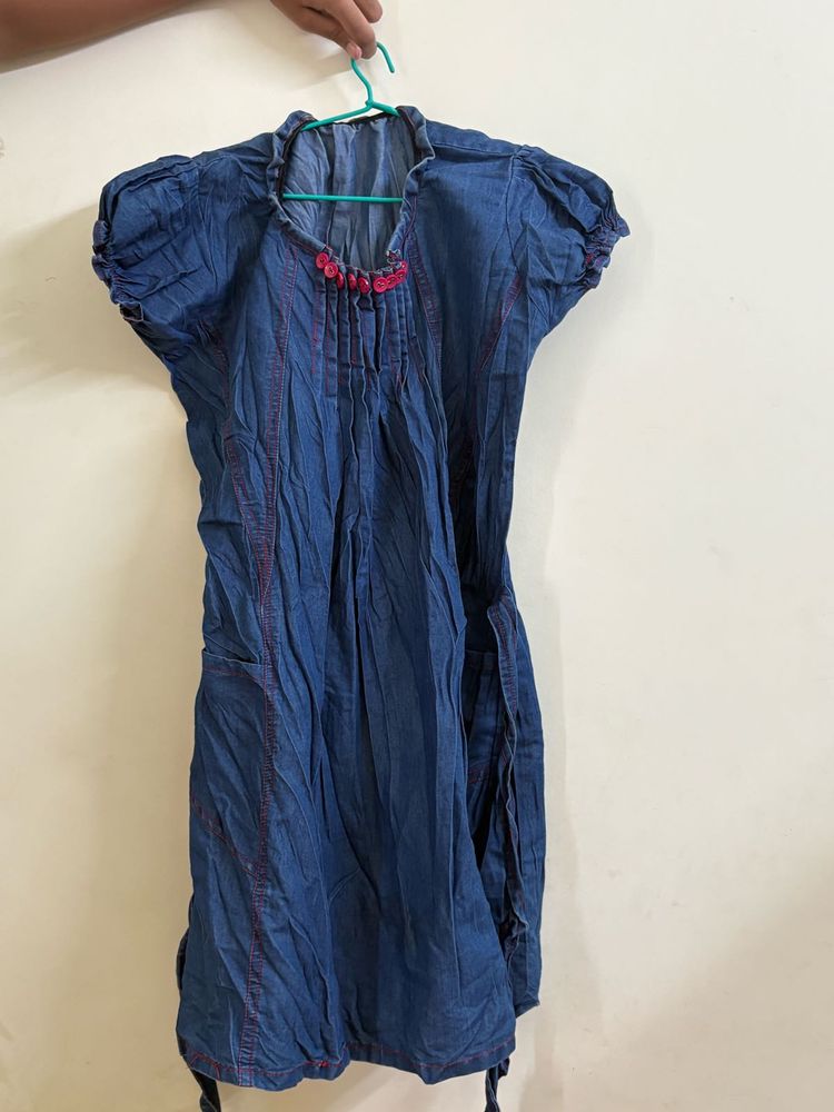 Blue Denim Dress