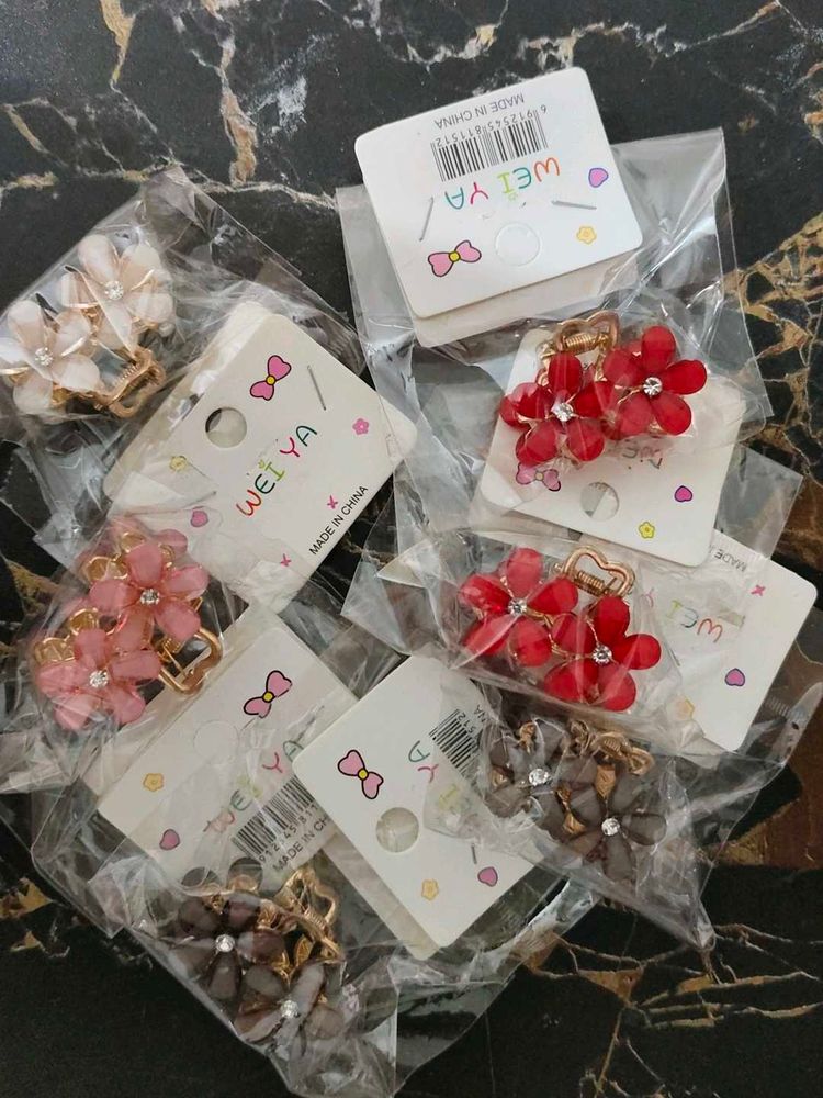 flower hair pin