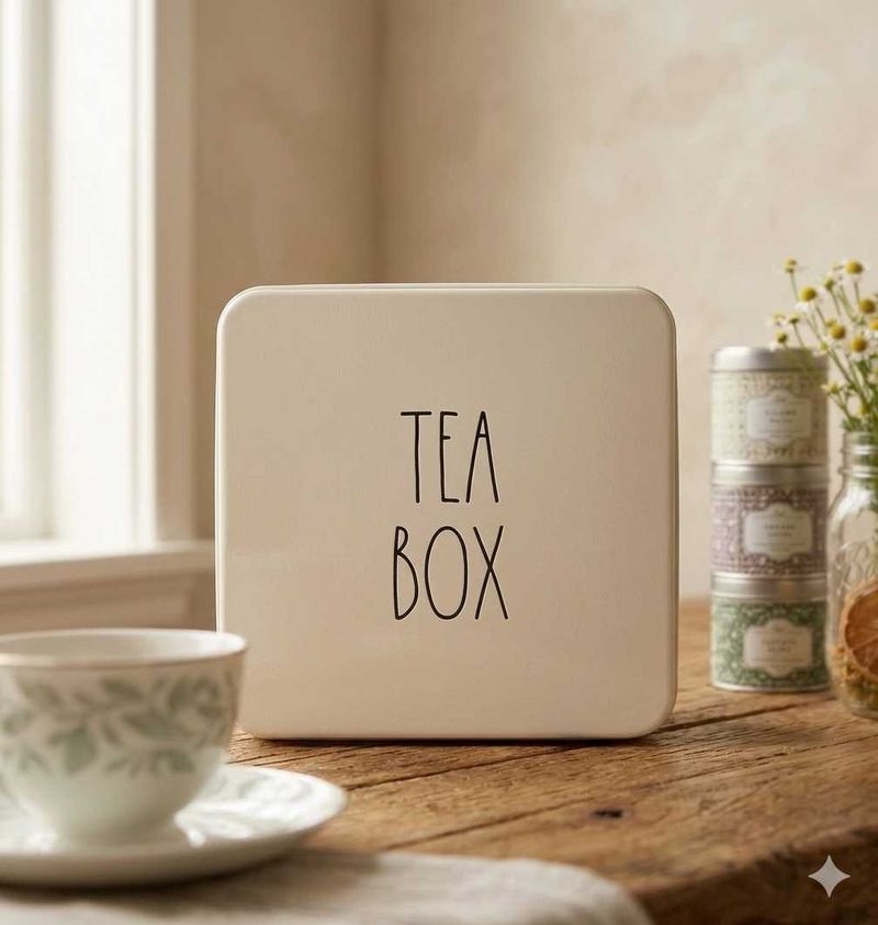 Vintage Tea Box Container