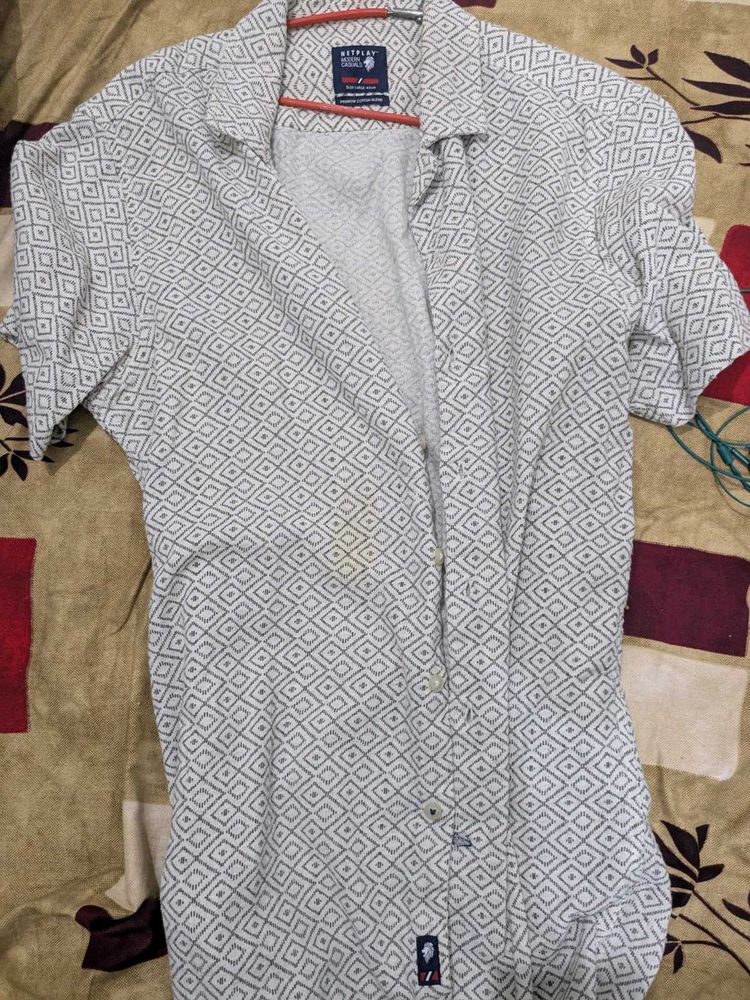 Patterned Casual Shirt