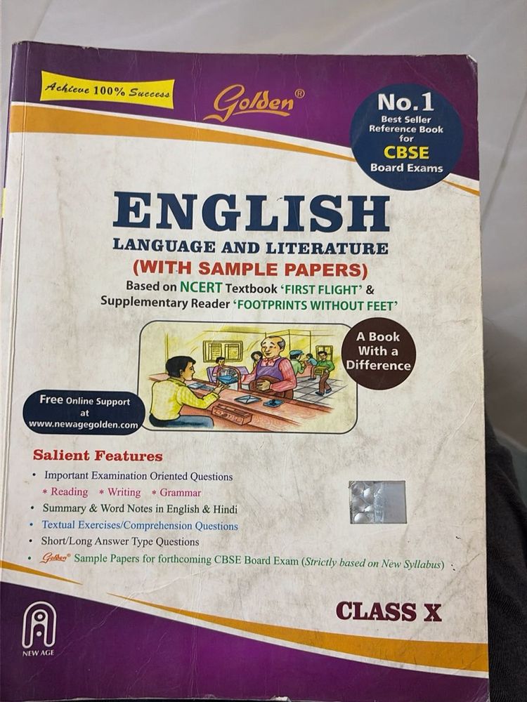 Golden English Class 10 Textbook