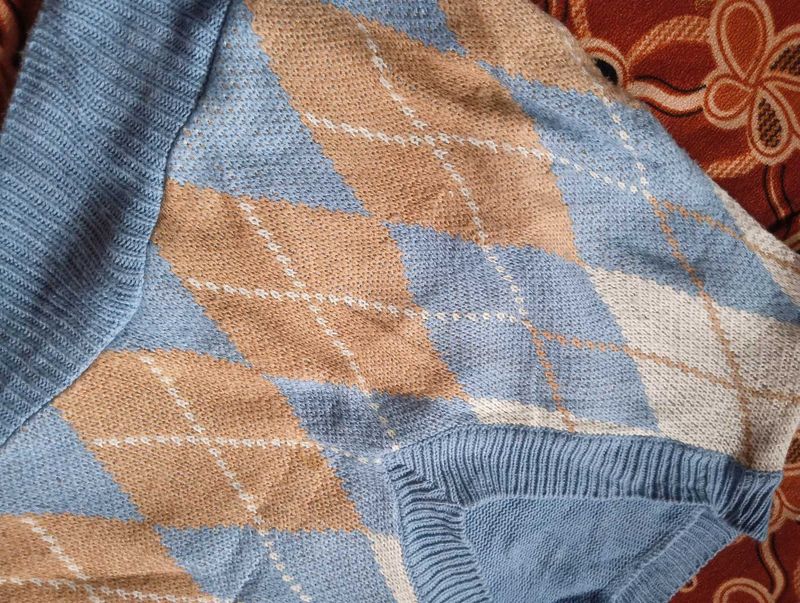 Argyle Knit Sweater