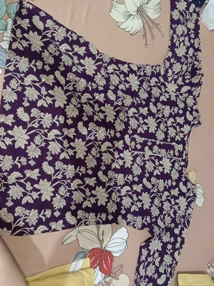 Designer Floral Kurta