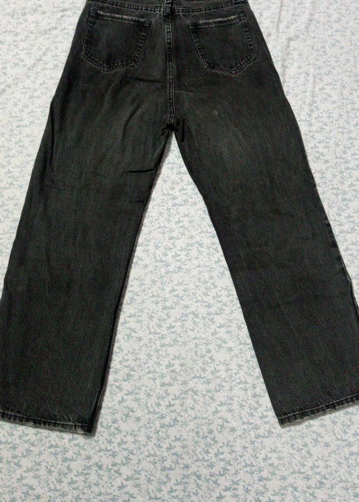 Classic Grey Denim Jeans