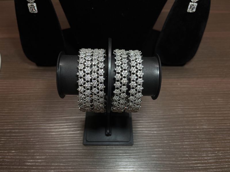 AD stone Bangles