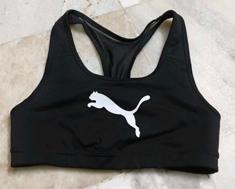 Puma Black Sports Bra