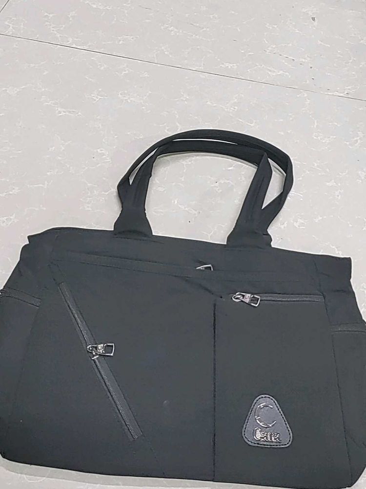 Stylish Black Tote Bag