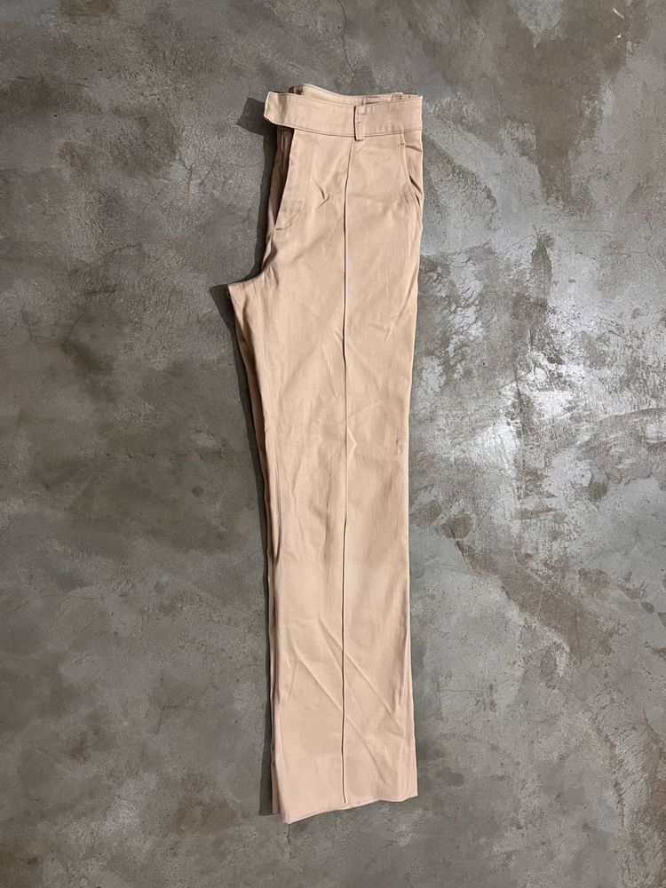 Pre-Loved Beige Straight-Leg Trousers – Petite Fri