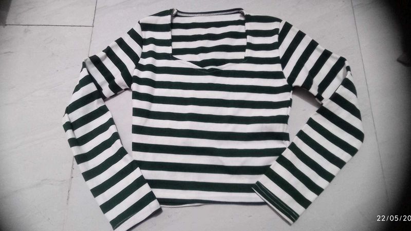 Striped Long Sleeve Top