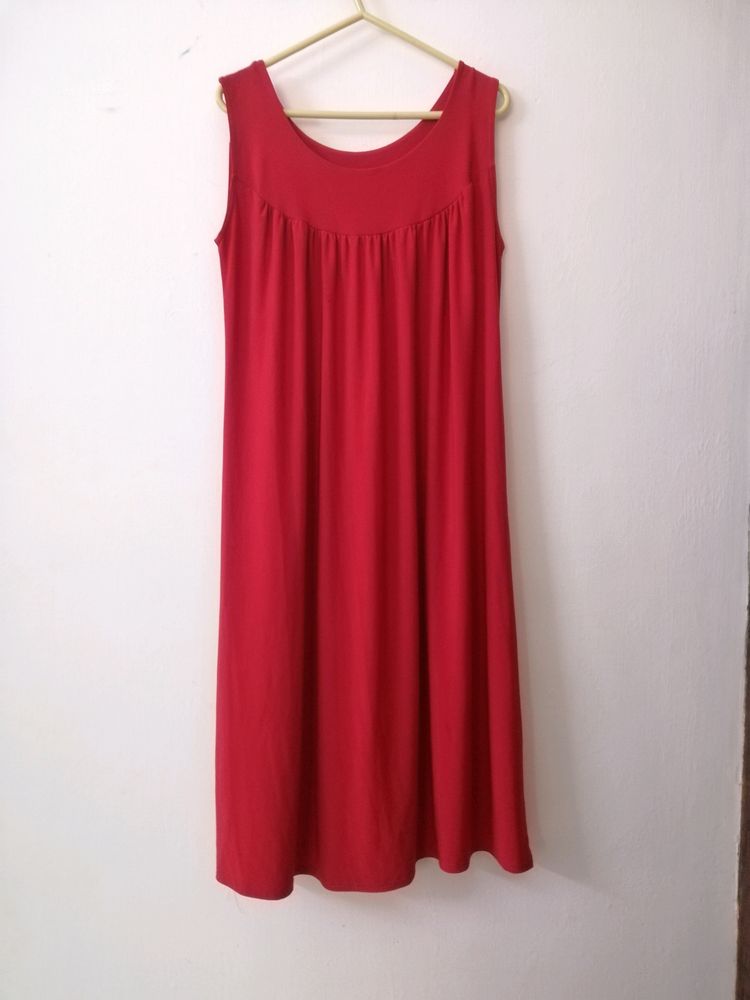 Red Sleeveless Top / Dress
