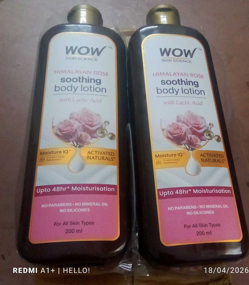 WOW Skin Science Body Lotion