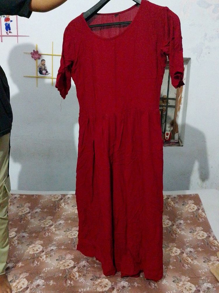 A-line Cotton Frock