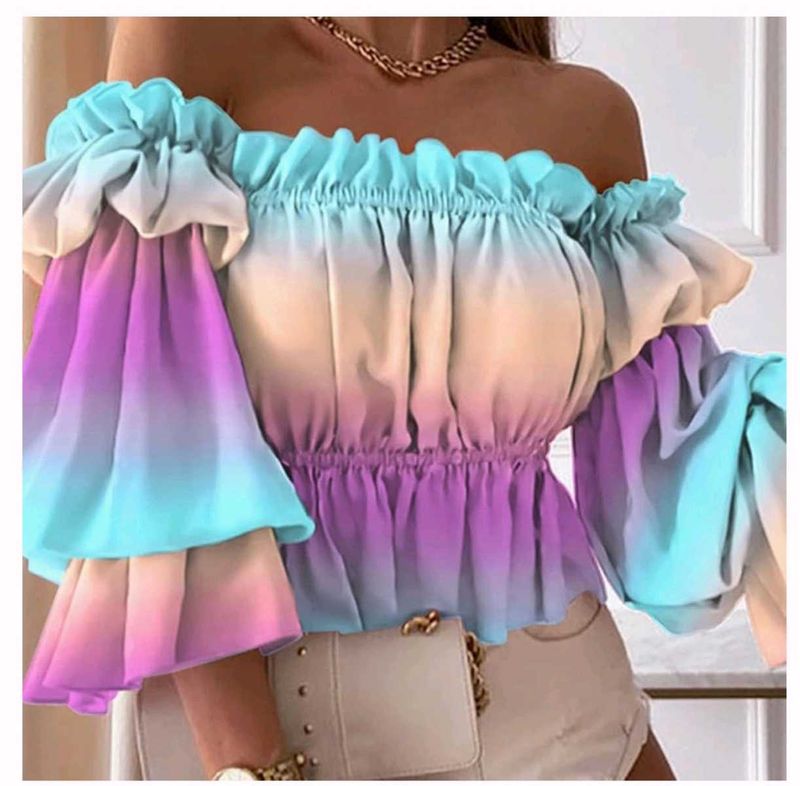 Colorful Ombre Top