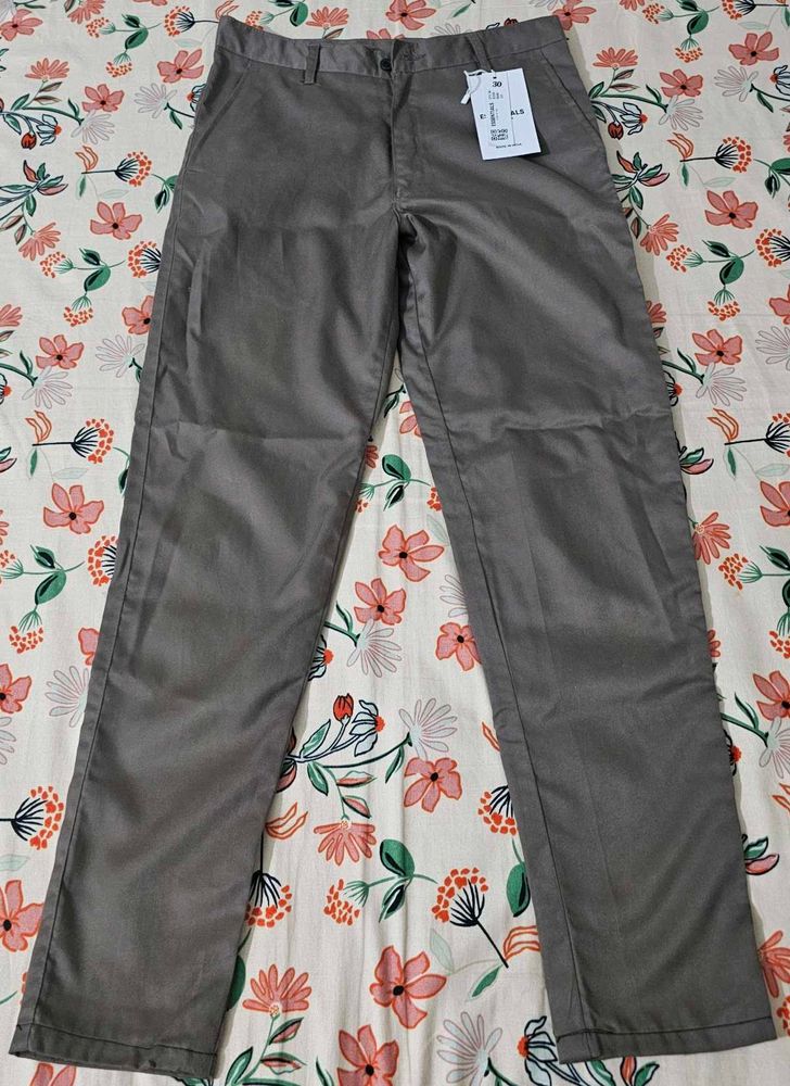 Grey Casual Pants