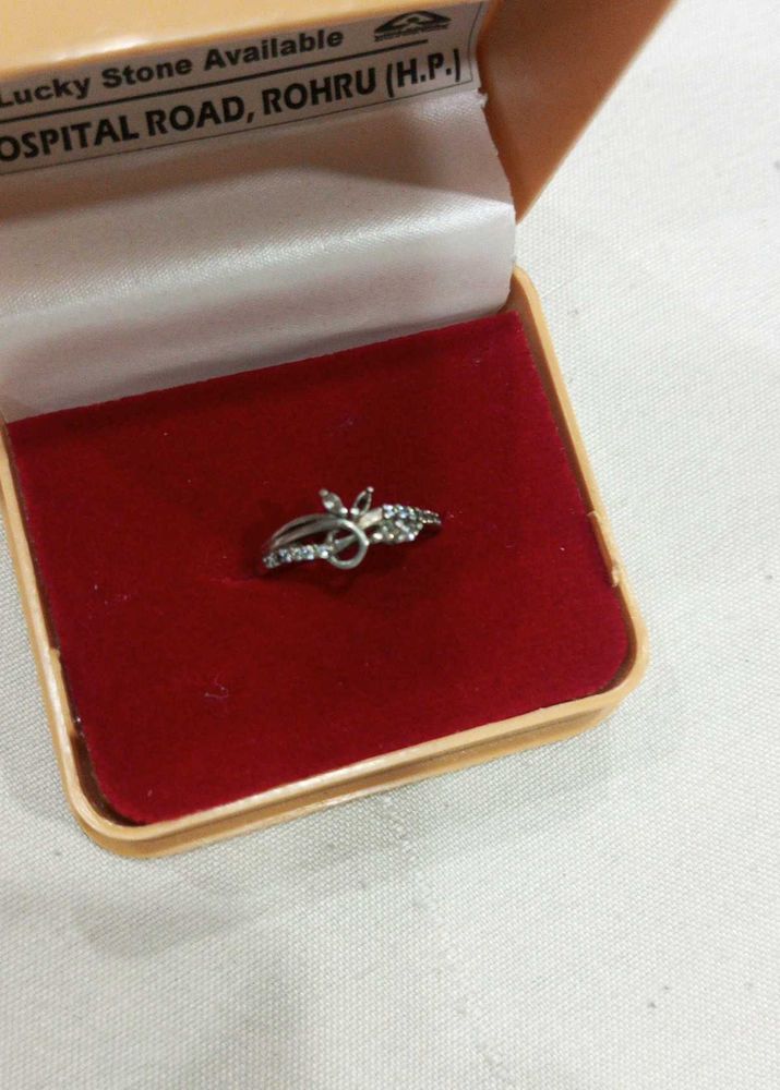 pure silver ring