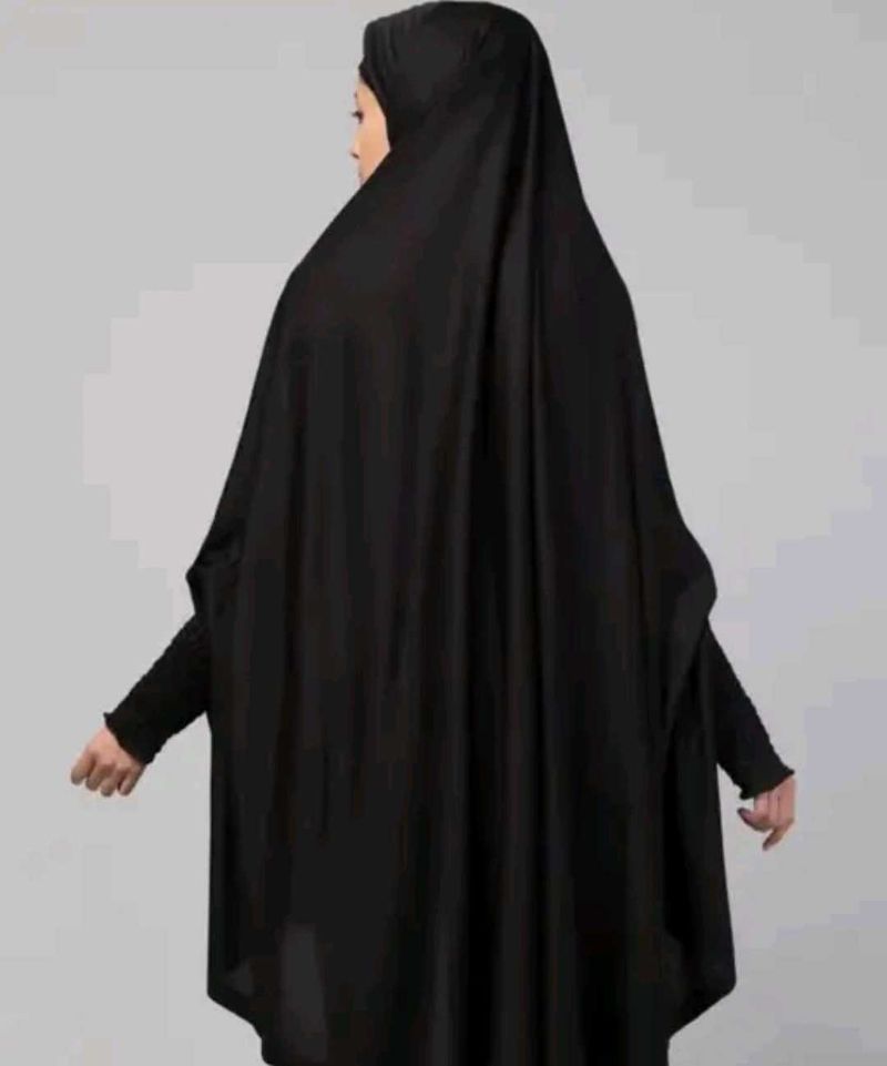 Black jersey Khimar