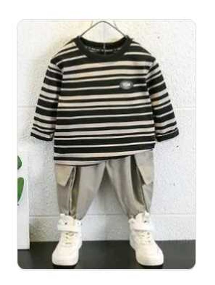 Boys' Striped Outfit