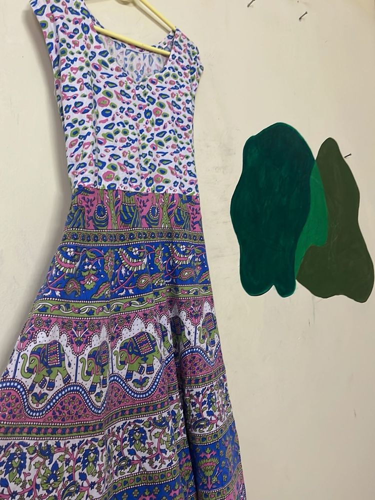 Boho Print Dress