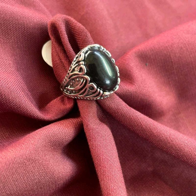 Bold Black Men's Ring | Stylish &amp; ElegantStylish
