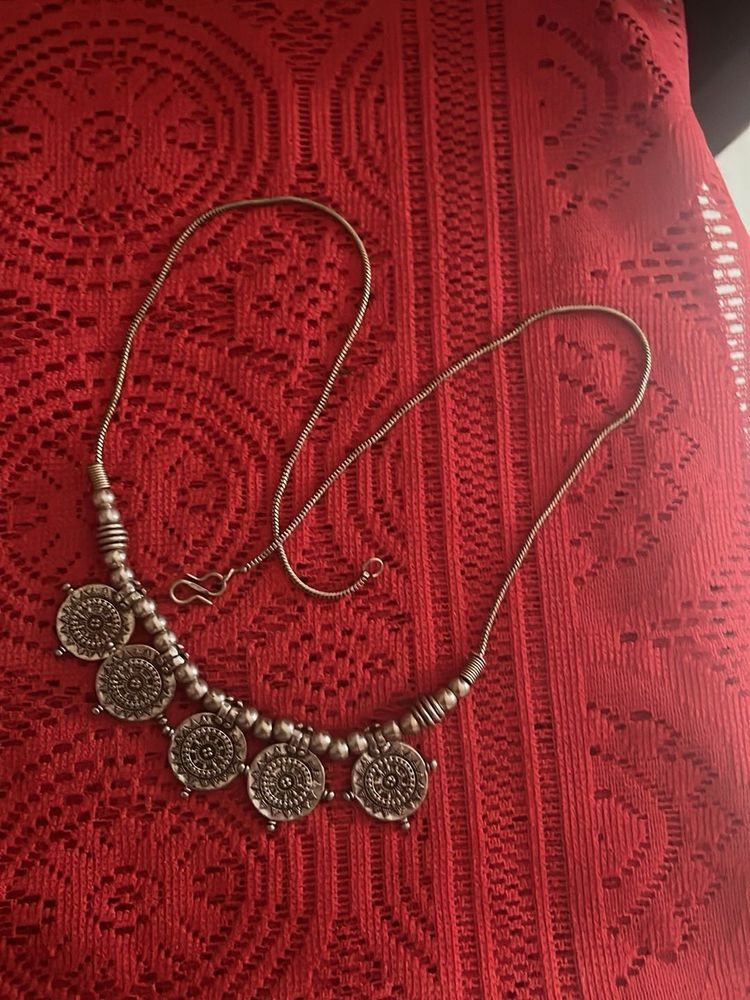 Boho Coin Pendant Necklace