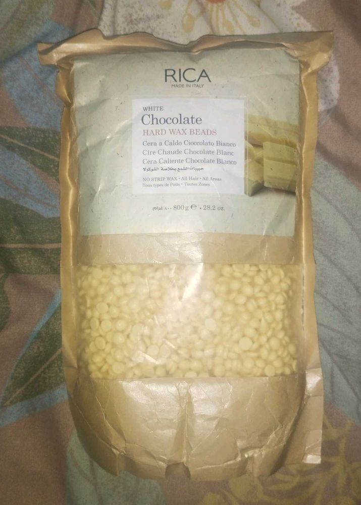 RICA White Chocolate Hard Wax Beads – 800g | Brand