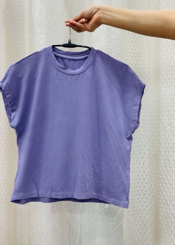 Lavender Cap Sleeve T-Shirt