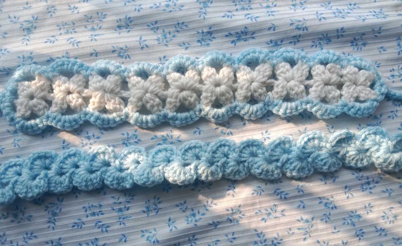 Handmade Crocheted Hair Band set