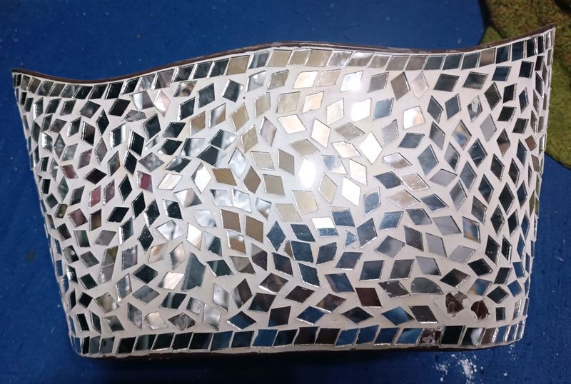 Beautiful Indoor Flower Vase (Mirror Work)