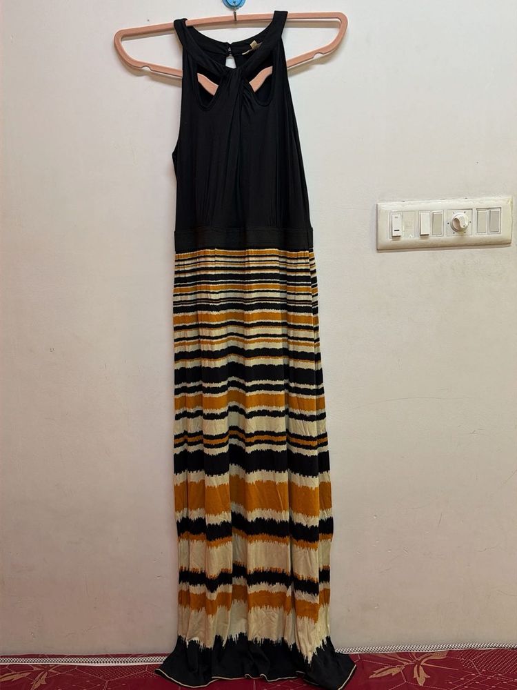 Boho Striped Maxi Dress