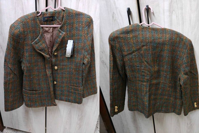 Classic Tweed Cropped Jacket